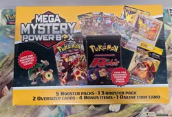 POKEMON MEGA MYSTERY POWER BOX 2025 HOLIDAY MEIJER EXCLUSIVE - Image 1