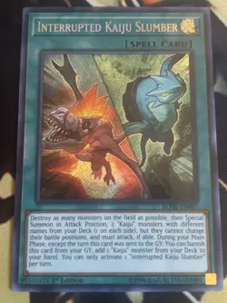 Yugioh: Interrupted Kaiju Slumber - BLHR-EN087 - Secret Rare - 1st Edition - NM - Image 1