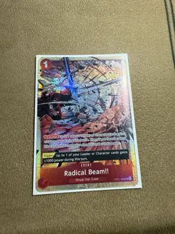Radical Beam Premium Card Collection Vol. 1 OP01-029 NM Condition - Image 1