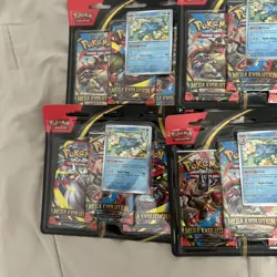 🔥🔥(6x)🔥🔥Pokemon Cards Mega Evolution 3 Pack Booster Blister Sealed - Image 2