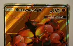 Pokemon Crimson Invasion Buzzwole GX 104/111 Full Art Ultra Rare Pokemon Card - Image 3