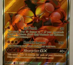 Pokemon Crimson Invasion Buzzwole GX 104/111 Full Art Ultra Rare Pokemon Card - Image 4
