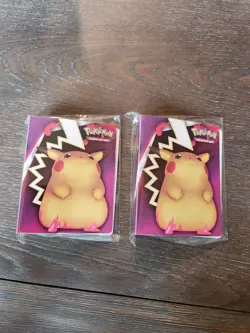 Pokemon Pikachu Charizard Vmax Gigantimax Mini Portfolio Card Binder 2x Quantity - Image 1
