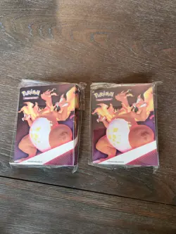 Pokemon Pikachu Charizard Vmax Gigantimax Mini Portfolio Card Binder 2x Quantity - Image 2