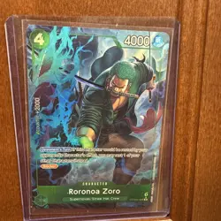 Roronoa Zoro PRB02-006 R ONE PIECE Card The Best Vol 2 ONE PIECE Card Game ENG - Image 1