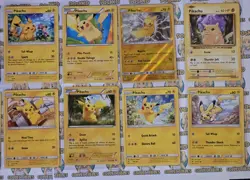 Lot of 12 Pikachu Mix Cards Pokemon Cards Reverse &Regular - Image 3