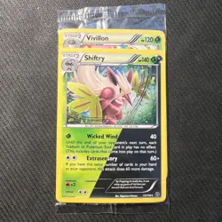 Pokemon TCG Sealed Shiftry 11/114 Vivillon 15/162 Cosmos Promo NM (2 Cards) - Image 1