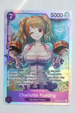 Charlotte Pudding PRB02-010 SR ONE PIECE Card The Best 2 - ONE PIECE ENGLISH - Image 1