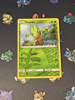 Pokemon Cards Treecko 8/64 Cosmos Reverse Holo Celestial Storm STAMPED - (MP) - Image 1
