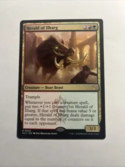 Herald of Ilharg - Ravnica: Clue Edition MTG Plus Bonus Card!!! - Image 1