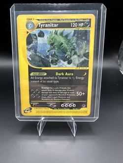 Pokemon TCG Expedition Tyranitar Card 66/165 Non-Holo LP Lightly Played Rare Vtg - Image 1