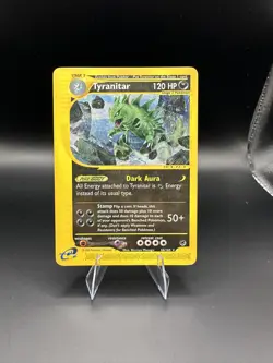 Pokemon TCG Expedition Tyranitar Card 66/165 Non-Holo LP Lightly Played Rare Vtg - Image 3