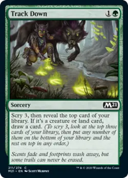 Track Down - Foil x1 NM Magic the Gathering 1x Magic 2021 mtg card - Image 1