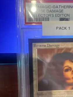 1993 Magic: The Gathering Reverse Damage PSA 10 CE - Image 2