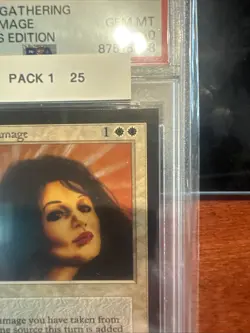 1993 Magic: The Gathering Reverse Damage PSA 10 CE - Image 3