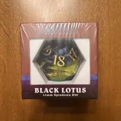 MTG Black Lotus Spindown 54mm D20 Sirius - Image 1