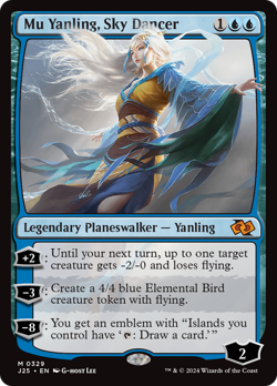 Mu Yanling, Sky Dancer #329 | Near Mint | Foundations Jumpstart Magic MTG - Image 1