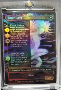 Magic the Gathering Terra Magical Adept #323 Borderless FOIL Final Fantasy NM - Image 3