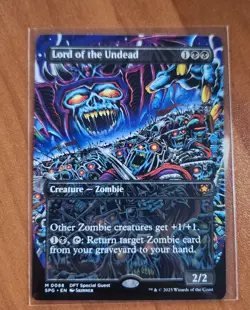 Magic MTG Lord of the Undead SPG 088 Borderless Mythic - NM condition - Image 1