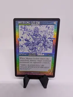 Meteor Golem (Rainbow Foil) Secret Lair Drop Brain Dead Creatures - NM - Image 1