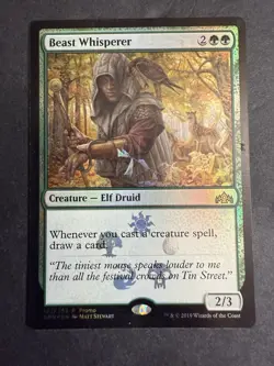 Beast Whisperer Foil Guilds of Ravnica Media Promos Magic the Gathering LP - Image 1