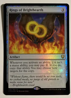 Rings Of Brighthearth FOIL Commander Legends MTG Pack Fresh Unplayed - Image 1