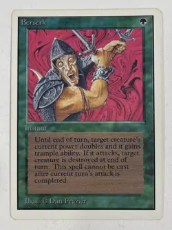 Berserk Unlimited LP Light Play MTG Magic The Gathering - Image 1