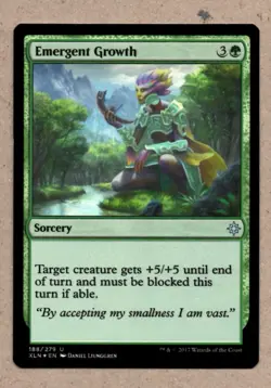 Emergent Growth (FOIL) x 1 Uncommon Ixalan Magic the Gathering MTG - Image 1