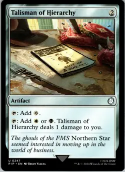 Talisman of Hierarchy - U - Artifact - Normal - Universes Beyond: Fallout - #247 - Image 1