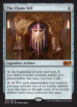 MTG The Chain Veil, Magic 2015, Heavily Played, English - Image 1