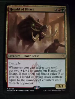 Herald of Ilharg NM Ravnica: Clue Edition MTG FREE SHIPPING - Image 1