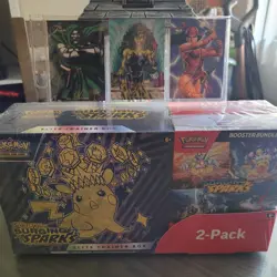 Pokemon Surging Sparks ETB & Booster Bundle Costco 2-pack - New & Sealed - Image 1