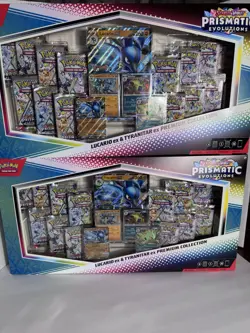 2X -Pokemon - Prismatic Evolutions - Lucario and Tyranitar Premium Collection - Image 1