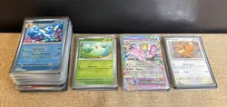 Big Lot of 115 Pokemon Prismatic Evolutions Poke / Master Ball + Eveelution ex’s - Image 1
