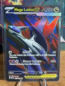 Pokemon Mega Evolution Mega Latias ex Full Art 163/132 NM - Image 1