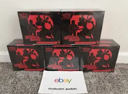 Pokemon TCG Scarlet & Violet Destined Rivals Elite Trainer Box x5 Factory Sealed - Image 1