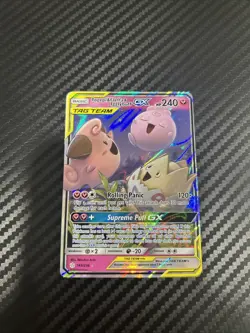 Pokemon TCG - Togepi Cleffa Igglybuff GX 143/236 Tag Team Cosmic Eclipse - Image 1