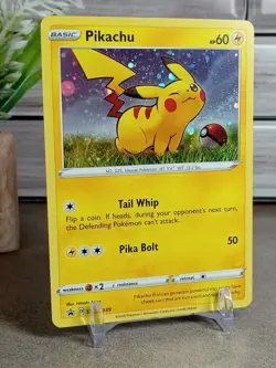 Pokemon TCG - Pikachu SWSH039 Black Star Promo Holo - Sword & Shield - Image 2