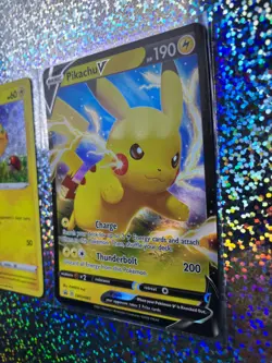 Pokemon TCG: General Mills Holo Promo SWSH039 Pikachu; Promo SWSH061 Pikachu V - Image 3