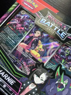 Pokemon TCG Rival Battle Deck Marnie Promo Box - Marnie's Morpeko - Sealed - Image 2