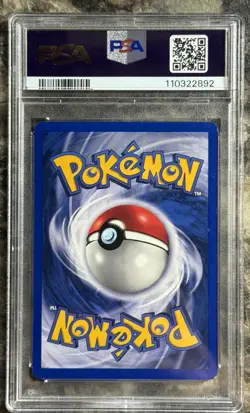 Pokemon Ninetales Holo Rare Shadowless 1999 Graded PSA 8 - Image 3