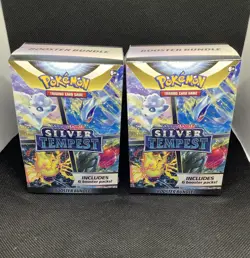 2X Pokemon TCG Silver Tempest Sword Shield Booster Bundle Box New Sealed A - Image 1