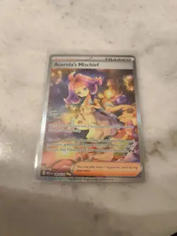 Acerola's Mischief 183/132 SIR Secret Rare Pokemon Mega Evolution MINT - Image 1