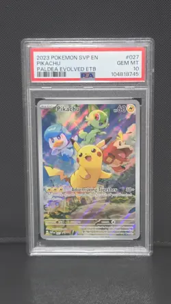 2023 Pokemon Pikachu #027 PSA 10 - Image 1