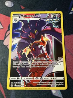Pokemon TCG Malamar SWSH12: Silver Tempest Trainer Gallery TG06/TG30 Full Art NM - Image 1