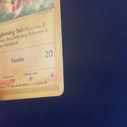 Pikachu 124/165 non-holo Expedition Base Set Pokemon TCG MP - Image 3