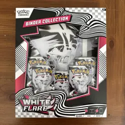 Pokemon TCG Scarlet & Violet White Flare Binder Collection Box NEW SEALED - Image 1
