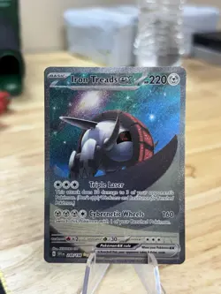 Pokemon Iron Treads ex 248/198 Scarlet & Violet Special Illustration Rare NM - Image 1