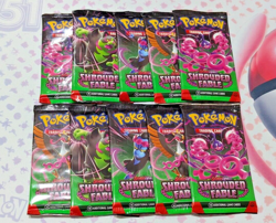 10 Booster packs of Pokemon Shrouded Fable SF English, Factory Sealed - Image 1