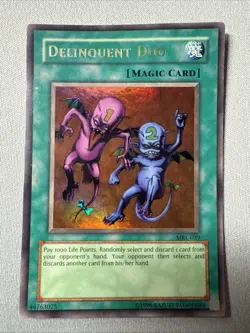 Yu-Gi-Oh! TCG Delinquent Duo Magic Ruler MRL-039 Heavy Play Condition - Image 1